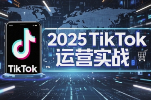 2025TikTok电商运营，掌握TikTok店铺运营核心技巧，实现低成本高转化-极客副业站